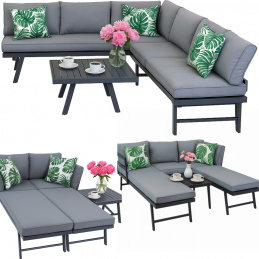 Zahradní nábytek - rohový, stůl