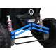 Dětská bateriová buggy UTV-MX Modrá + pohon 4x4 + dálkové ovládání + LED audio + úložný prostor + EVA + pomalý start