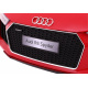 Audi R8 Spyder baterie Červená + Dálkové ovládání + EVA + Pomalý start + Rádio MP3 + LED dioda