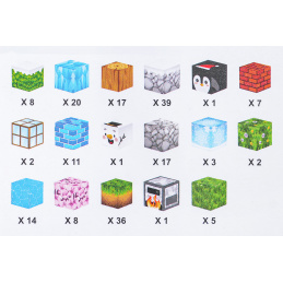 Sada Kostek, Magnetických Kostek 384 ks.