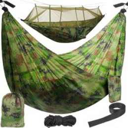 Turistická houpací síť Santiago Army 260 x 140 cm  Malatec 10149