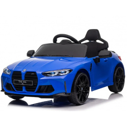 BMW M4 MODRÉ Auto na akumulátor EVA Kůže pilot