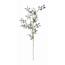 Umělá rostlina Větev s pupeny 75 cm výška fialová JAKO ŽIVÁ
