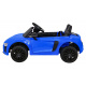 Audi R8 baterie pro děti Modrá + Dálkové ovládání + EVA + Pomalý start + MP3 LED
