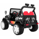 Dětské terénní auto na baterie Raptor Drifter Black + dálkové ovládání + pomalý rozjezd + EVA + zvuky Světla
