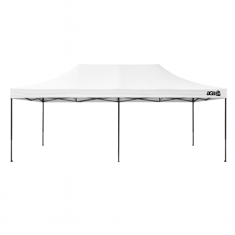 Aga Prodejní stánek bez bočnic 3x6 m Bílý 2DAZ698 - II. JAKOST