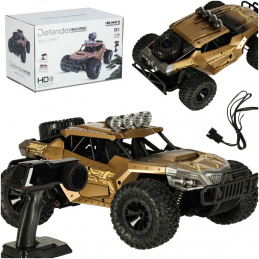 Aga RC terénní driftovací auto 20 km/h hnědé 2DZ142 - II. JAKOST
