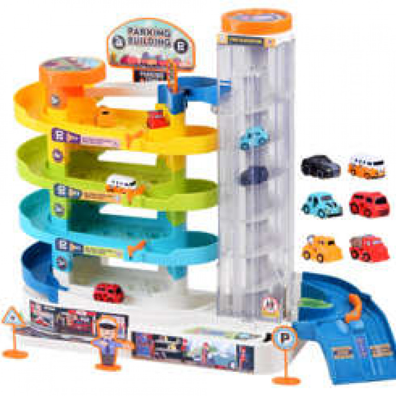 Parkoviště pro autíčka s elektrickým výtahem ZA4376