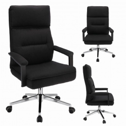 Otočná židle SEGO látka - černá