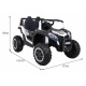 Buggy UTV 2000M závodní auto na baterie bílé + MP3 zvuky světla + dálkové ovládání + pomalý start