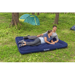 Velurová matrace s pumpičkou 191 137 28cm BESTWAY
