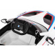 BMW M6 GT3 Autíčko na baterie pro děti Bílé + ventilace + zvuky MP3 Světla + dálkové ovládání