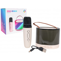Sada Karaoke Mikrofon + Podsvícený Reproduktor