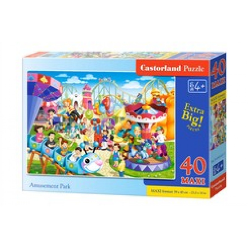 CASTORLAND puzzle 40 MAXI dílků - Zábavní park