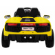 Budoucí bateriové auto pro děti Žluté + Dálkové ovládání + Pomalý start + EVA + MP3 USB + LED dioda
