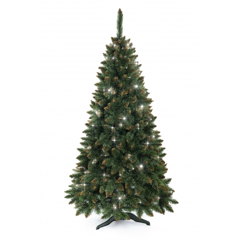 Aga Vánoční stromeček Borovice 180 cm Crystal zlatá