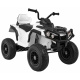 Dětská baterie ATV Air Quad White + nafukovací kola + rádio MP3 + startování zdarma