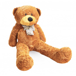 Aga4Kids Plyšový medvěd 130 cm Světle hnědý
