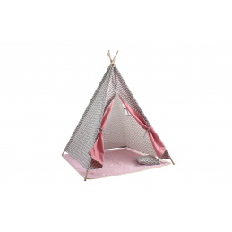 Aga4Kids Dětské Teepee Šedorůžové