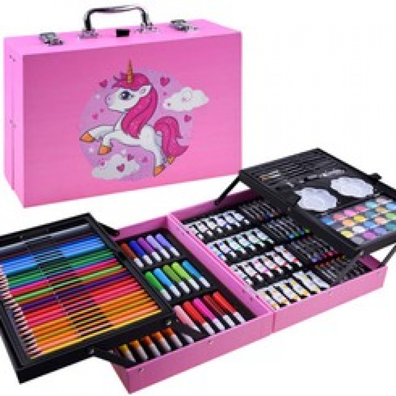 Umělecká sada barev v kufru 147 dílů AP0002