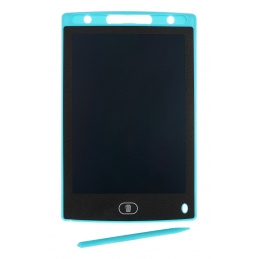 10' kreslící tablet pro děti 3+ modrý + stylus + LCD displej + barevné kresby