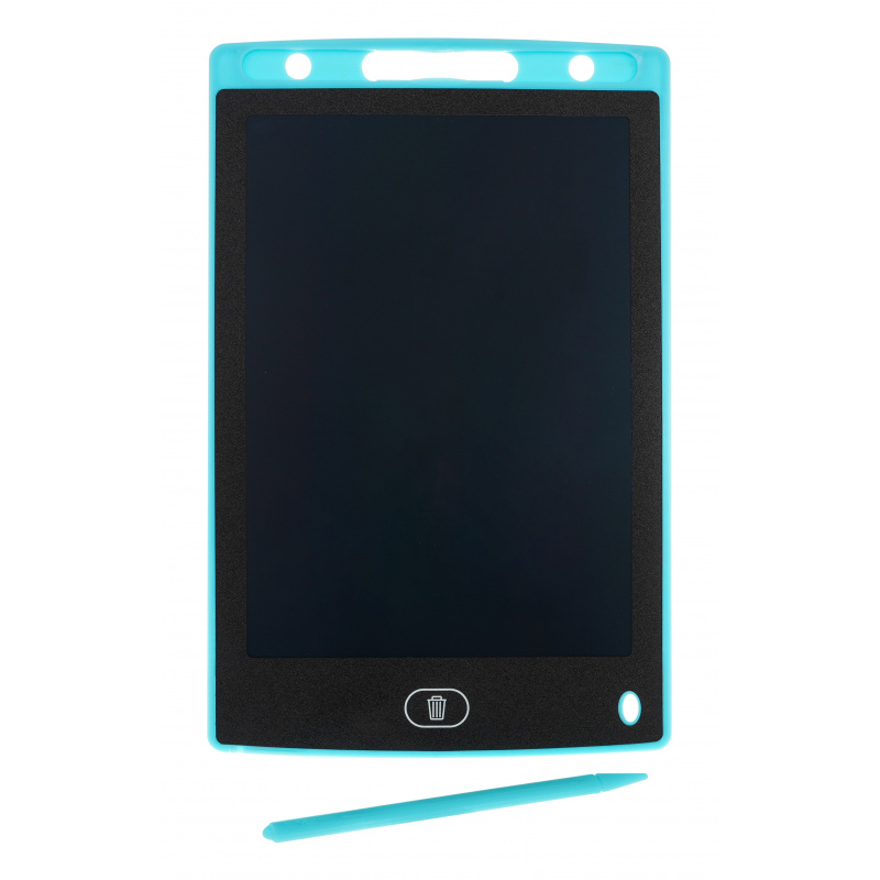10' kreslící tablet pro děti 3+ modrý + stylus + LCD displej + barevné kresby
