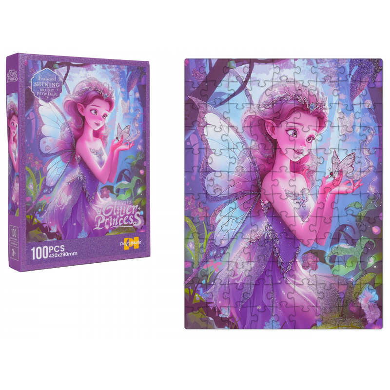 Sada Puzzle 100 ks. Víla Fialová