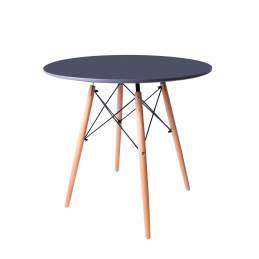 Aga Jídelní stůl 80 cm Šedý