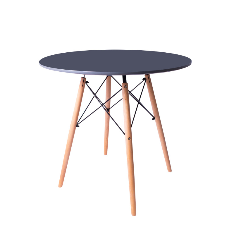 Aga Jídelní stůl 80 cm Šedý