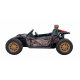 Dětská závodní buggy na baterie 5 Black + motory 2x200W + dálkové ovládání + zvuková LED dioda + pomalý start