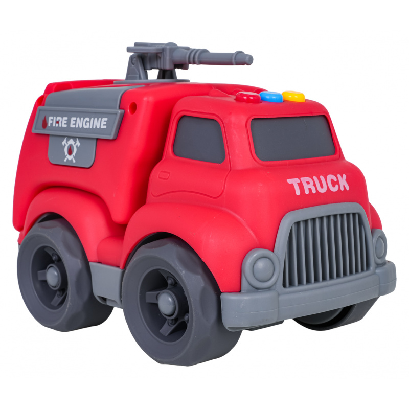 Hasičské vozidlo s funkcí světel a zvuku