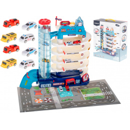 Aga Parkovací garáž 5 úrovní Elektrický výtah + podložka + 8 aut