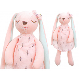 Aga Plyšový první králíček 35 cm Růžový