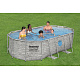 BESTWAY Power Steel Swim Vista bazén s oknem 427x250x100 14x8FT 7in1