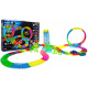 Svítící závodní dráha pro děti 3+ Smyčky 360 + Kopce 166 el. + 2 LED auta