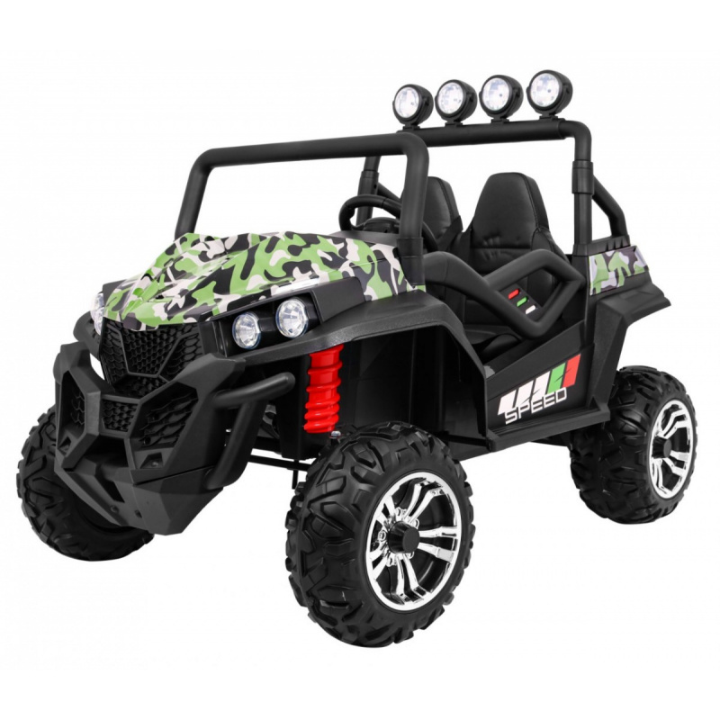 Grand Buggy Strong Lift pro děti Moro + pohon 4x4 + dálkové ovládání + nosič zavazadel + rádio MP3 + LED dioda
