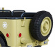 Retro vojenské auto pro 3 děti Matcha + pohon 4x4 + úložné prostory + EVA + pomalý start + MP3 LED