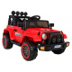 Dětské terénní auto 4WD na plný úvazek Červená + 4x4 + Dálkové ovládání + LED audio + Úložný prostor