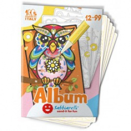 SABBIARELLI Pískové omalovánky Zvířata Fantastic 12+