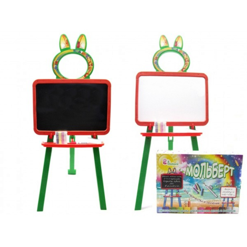 Doloni Oboustranná plastová tabule Zeleno-oranžová