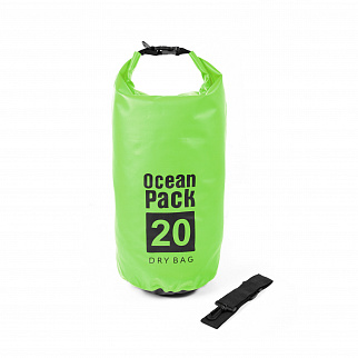 Aga Vodotěsný vak 20 l Zelený