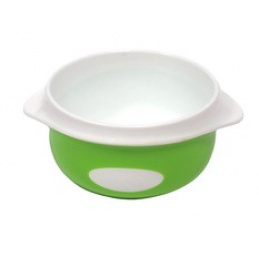 Dětská hluboká miska 4m+ POUPY Zelená