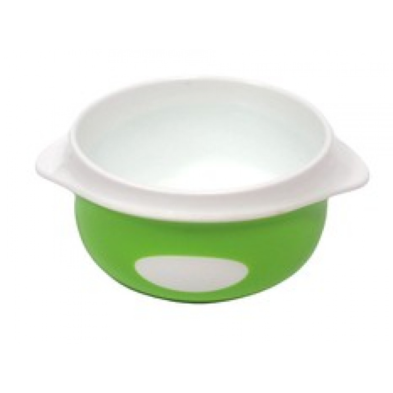 Dětská hluboká miska 4m+ POUPY Zelená