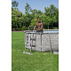 BESTWAY Power Steel Swim Vista bazén s oknem 427x250x100 14x8FT 7in1