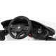 Maserati Ghibli baterie pro děti Bílá + Dálkové ovládání + Pomalý start + EVA + MP3 USB + LED