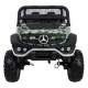 Mercedes Benz Unimog pro děti barva Moro + 4x4 + dálkové ovládání + nosič zavazadel + startování zdarma + rádio MP3 + LED dioda