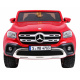 Mercedes Benz X-Class pro děti Červený lak + dálkové ovládání + 4x4 + MP4 + nosič zavazadel + EVA