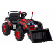 Vozidlo Bagr traktor Červená