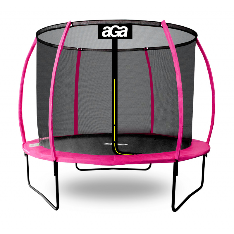 Aga SPORT EXCLUSIVE Trampolína 180 cm Růžová + ochranná síť