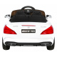 Mercedes Benz AMG SL65 S elektrický pro děti Bílá + Dálkové ovládání + LED Audio + Eco kůže + EVA + Pomalý start